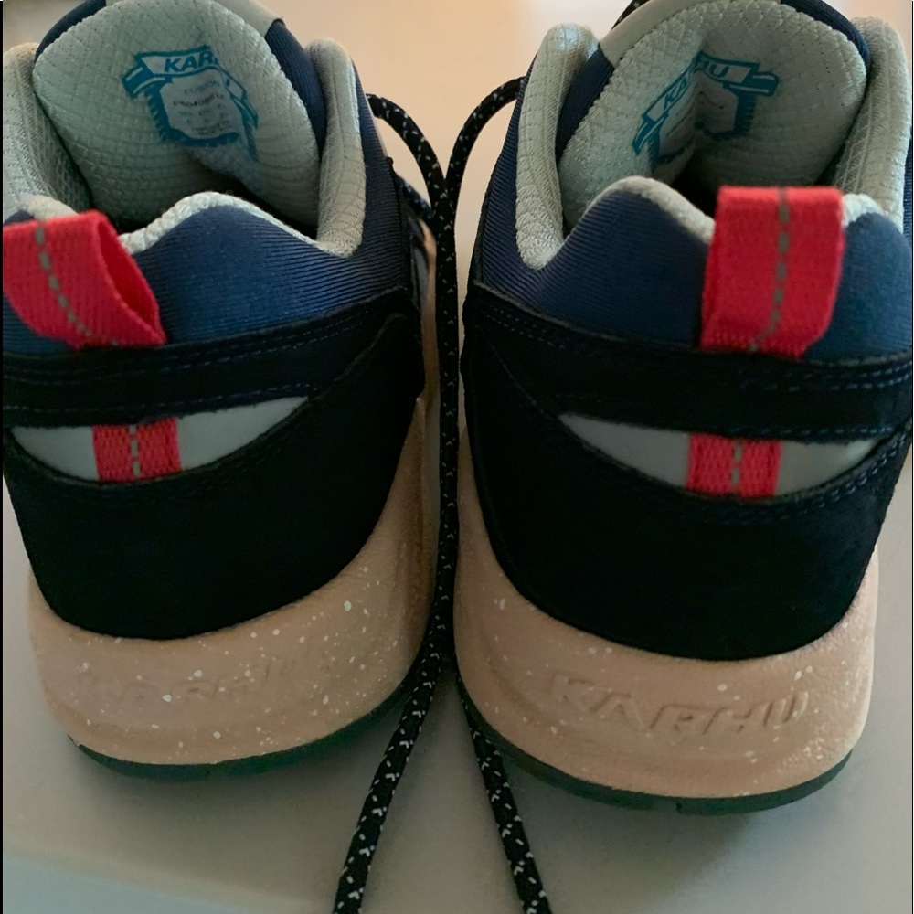 KARHU- Fusion 2.0 Unisex (size 6 women’s)Sneakers- Navy/red-Finland 1916 -EUC - Picture 4 of 9